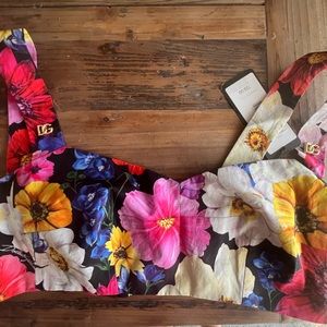 Dolce & Gabbana, floral bralette top size 44